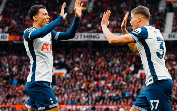 Johnson celebrates the opening goal - Photo: SpursOfficial