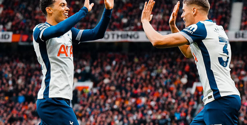 Johnson celebrates the opening goal - Photo: SpursOfficial