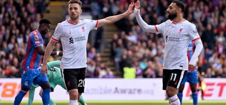 Jota scores, Liverpool wins Crystal Palace 1-0