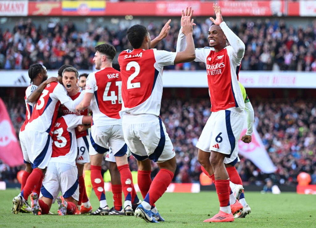 Arsenal just beat Leicester - Photo: AFC